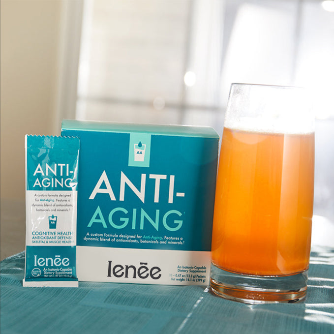 Ienee Anti-Aging Supplement with Niacinamide, Pantothenic Acid, Riboflavin & Thiamin for Energy, Cognitive Support & Skin Health. 30 Packets for Optimal Wellness.