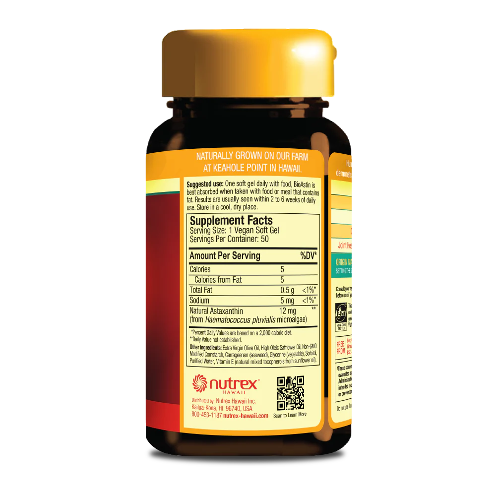 Ienee Hawaiian Astaxanthin, 12mg, 50 Ct