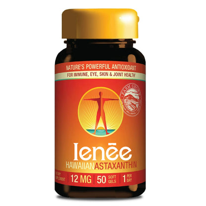 Ienee Hawaiian Astaxanthin, 12mg, 50 Ct