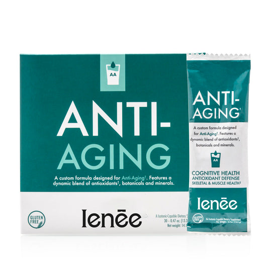 Ienee Anti-Aging Supplement with Niacinamide, Pantothenic Acid, Riboflavin & Thiamin for Energy, Cognitive Support & Skin Health. 30 Packets for Optimal Wellness.